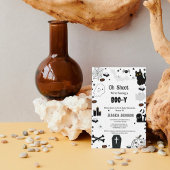 Oh Blad we hebben een Boo-y halloween baby shower Kaart