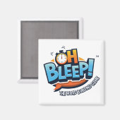 Oh Bleep! Logo magneet (Voorkant / Achterkant)