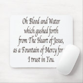 Oh bloed en water - St. Faustina Muismat (Met muis)