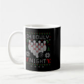 Oh Bowly Night Bowling Ugly KerstSweater Part Koffiemok (Links)