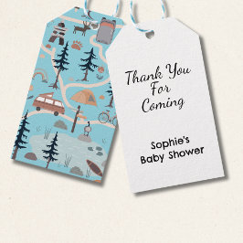 Oh Boy, Adventure Awaits, Blue Cadeaulabel