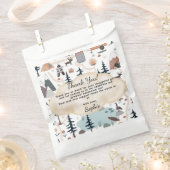 Oh Boy, Adventure Awaits, Hot Air Balloon Square Bedankzakje (Geknipt)