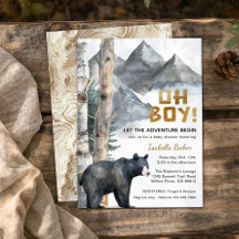 Oh Boy Adventure Begin | Beer & Berk Baby shower