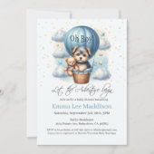 Oh Boy Adventure Begint Puppy In Hete Luchtballon Kaart (Voorkant)