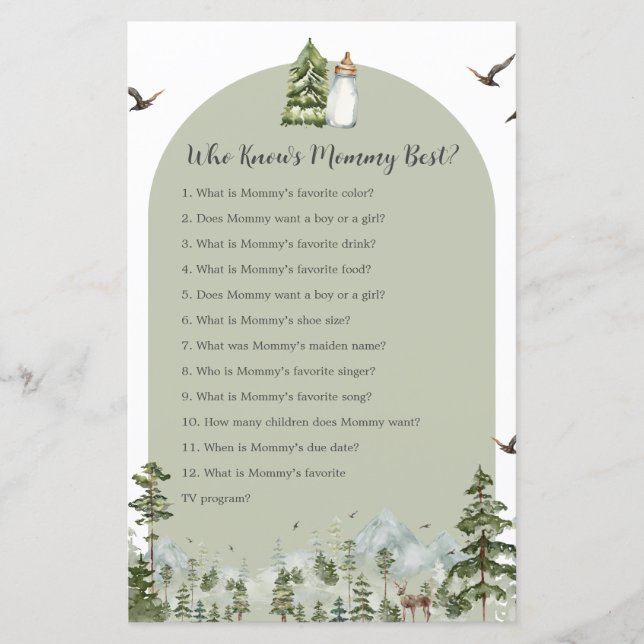 Oh Boy Adventure Pine Forest die Mama het beste ke (Voorkant)