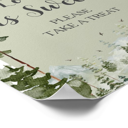 Oh Boy Adventure Pine Forest Love Is Sweet Poster (Hoek)