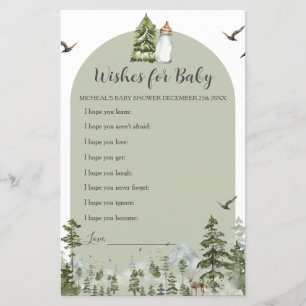 Oh Boy Adventure Pine Forest Wensen voor Baby