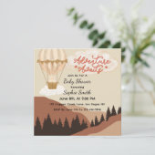 Oh Boy, Adventure wacht, Hete Luchtballon Plein Kaart (Staand voorkant)