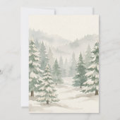 Oh Boy Adventure Woodland Bear Baby Shower Kaart (Achterkant)