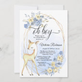 Oh Boy Baby Boy Deer Baby shower Kaart (Voorkant)