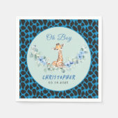 Oh boy! Baby Giraffe Baby shower Servet (Voorkant)