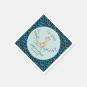 Oh boy! Baby Giraffe Baby shower Servet (Hoek)