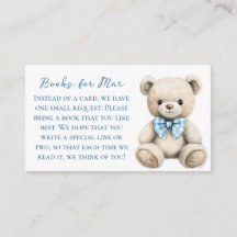 Oh Boy Baby Shower Boek Verzoekkaart