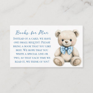 Oh Boy Baby Shower Boek Verzoekkaart Informatiekaartje