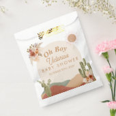 Oh Boy Baby shower Cactus | Boho Zuidwestelijke Wo Bedankzakje (Gezegeld)