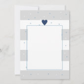 Oh Boy Baby Shower Invitation Kaart (Achterkant)