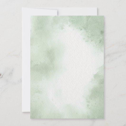 Oh Boy Baby Shower Kaart (Achterkant)