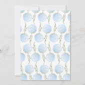 Oh Boy Baby shower Kaart (Achterkant)