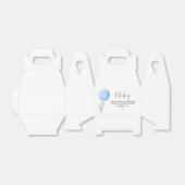 Oh Boy Baby shower met Balloons Favor Box Bedankdoosjes (Uitgevouwen)