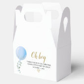 Oh Boy Baby shower met Balloons Favor Box Bedankdoosjes (Geopend)