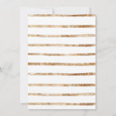 Oh Boy Baby shower Party Modern Gold Eucalyptus Kaart (Achterkant)