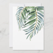 Oh Boy Baby shower Tropical Oerwoud Animals Kaart (Achterkant)