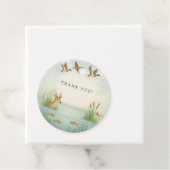 Oh boy! Baby shower van Woodland Bedankjes Labels (In situ)