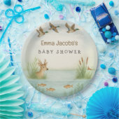 Oh boy! Baby shower van Woodland Papieren Bordje (Feest)