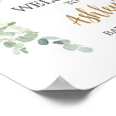 Oh Boy Balloon Baby shower Welkom Poster (Hoek)