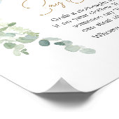 Oh Boy Balloon Baby shower zeg geen Baby Poster (Hoek)