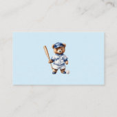 Oh Boy Baseball Baby shower Luier Raffle Tickets Informatiekaartje (Achterkant)