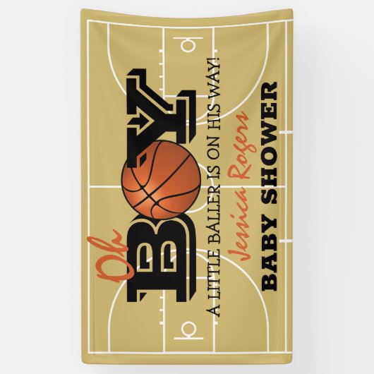 'Oh Boy' Basketball | Baller on it's Way Spandoek (Verticaal)