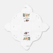 Oh Boy Beer Baby shower Bedankdoosjes (Uitgevouwen)