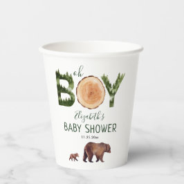 Oh Boy Beer Baby shower Papieren Bekers