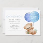 Oh Boy Beer & de Uitnodiging van het Baby shower v (Voorkant)