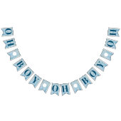 Oh Boy Blue Baby shower Banner (Alle)