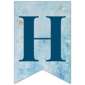 Oh Boy Blue Baby shower Banner (Tweede vlag)