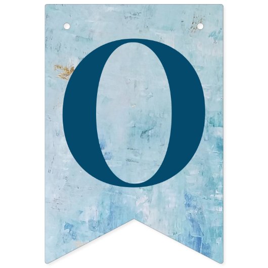 Oh Boy Blue Baby shower Banner (Eerste vlag)
