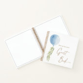 Oh Boy Blue ballon Eucalyptus Foliage Guest Book Notitieboek (Binnen)