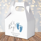 Oh Boy Blue Feet Baby shower Bedankdoosjes