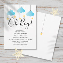 Oh Boy Blue Twinkle Baby shower | Sprinkle