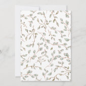 Oh Boy Boho Clothes Rustic Country Baby shower Kaart (Achterkant)