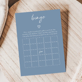Oh Boy Boho Minimalist Baby Shower Bingo Game