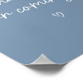 Oh Boy Boho Minimalist Bedankt voor uw komst Poster (Hoek)