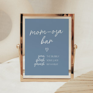 Oh Boy Boho Minimalistisch Baby shower Moeder Osa Poster