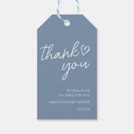 Oh Boy Boho Minimalistische Baby shower Favor Tags Cadeaulabel