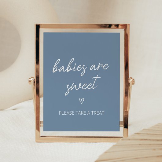 Oh Boy Boho minimalistische baby's zijn zoet Poster
