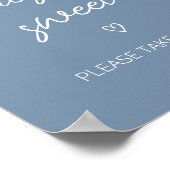 Oh Boy Boho minimalistische baby's zijn zoet Poster (Hoek)