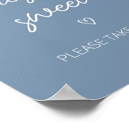 Oh Boy Boho minimalistische baby's zijn zoet Poster (Hoek)