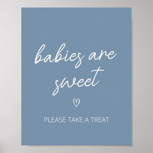 Oh Boy Boho minimalistische baby's zijn zoet Poster (Voorkant)